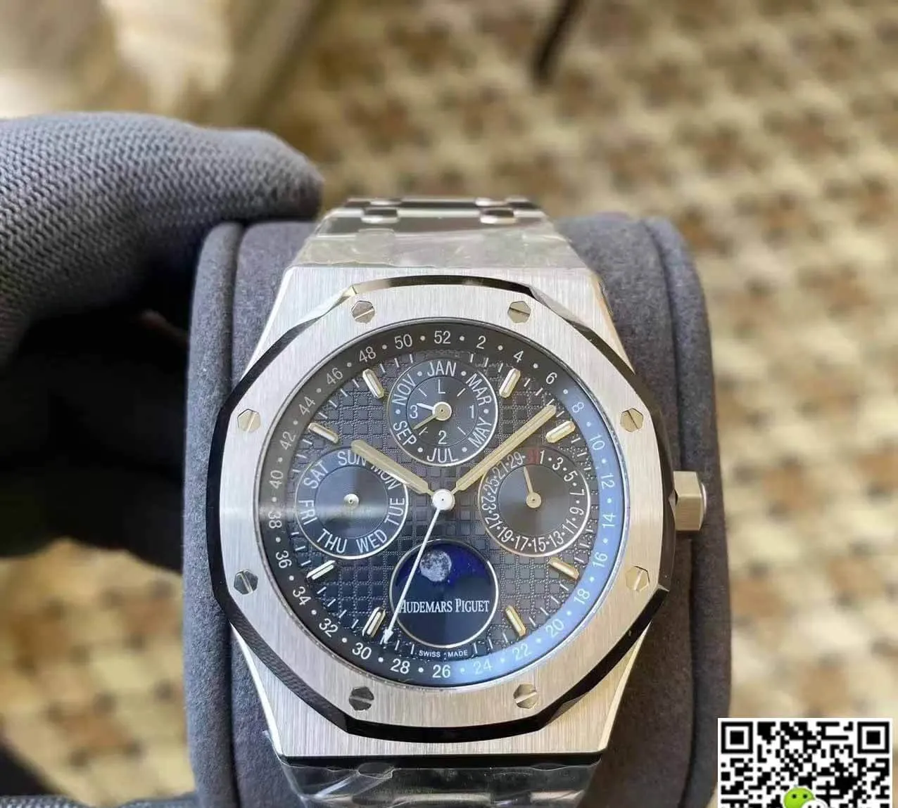 Audemars Piguet Royal Oak 26574ST.OO.1220ST.02 APS Factory 1:1 Best Edition Replica Watch Silver Strap